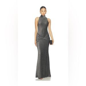 Delfi Collective Roya Dress in Gunmetal